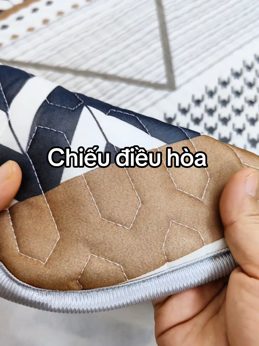 chiếu điều hòa tencel 5D thoáng khí. nằm quanh năm #chamsocnhacua #chieudieuhoa 