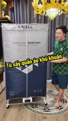 Tủ sấy quần áo gốm siêu tốc nhà Cwell cho quần áo nhanh khô , sạch sẽ mà khử mùi hiệu quả #tusayquanao #tusay #cwell #xuhuong #nhanuytin88 