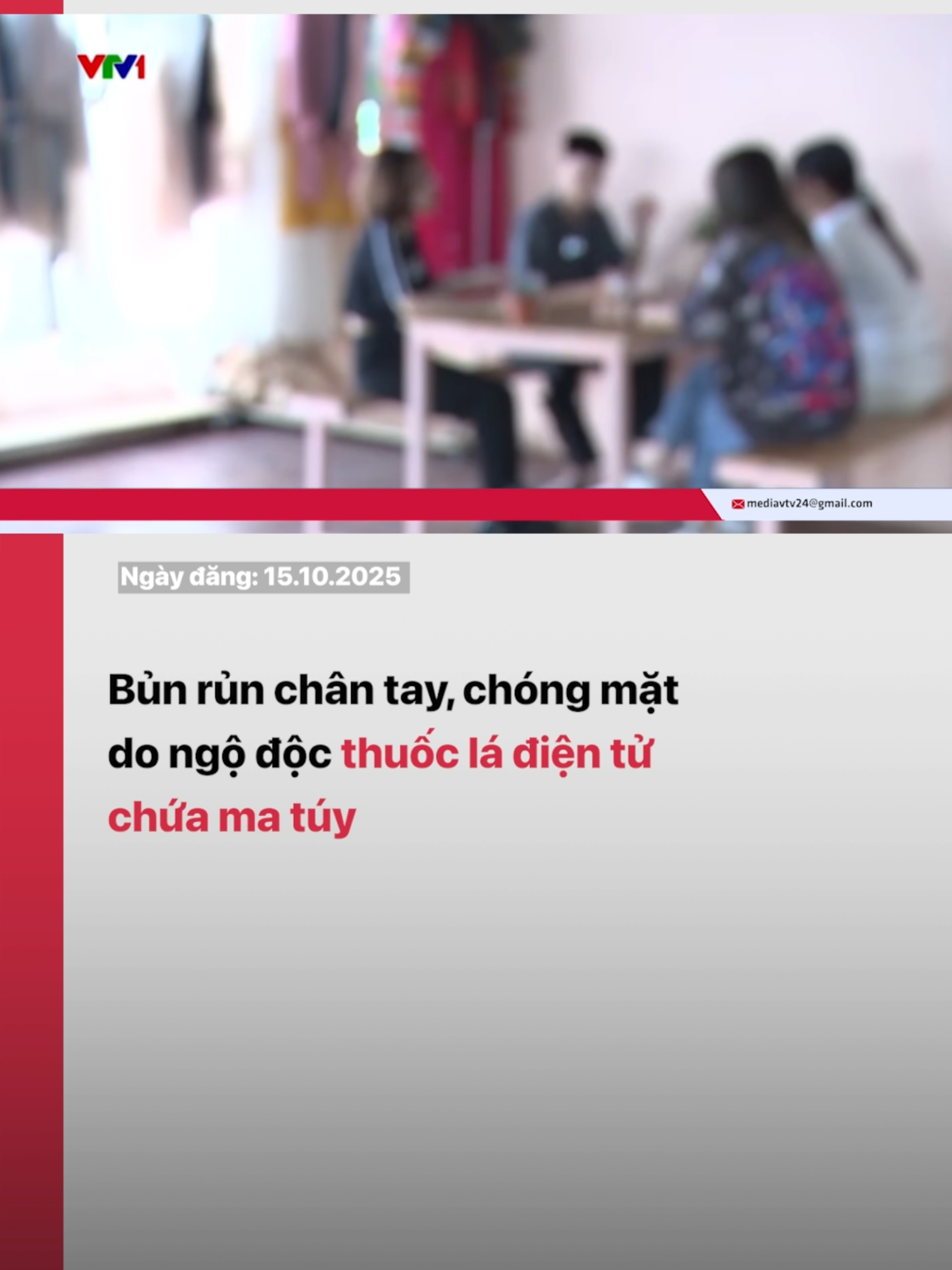 Dù Việt Nam đã cấm sản xuất, kinh doanh, nhập khẩu, sử dụng thuốc lá điện tử, thuốc lá nung nóng, nhưng do chưa có chế tài xử phạt rõ ràng nên số lượng người sử dụng giảm không đáng kể. Ngoài ảnh hưởng của nicotine, người dùng còn có thể đối mặt với nguy cơ ngộ độc khi sử dụng thuốc lá điện tử chứa ma túy.#vtvdigitlal #tiktoknews #vtv24