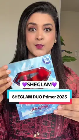 SHEGLAM × SUPERMAN💜Good Grip Super Power Duo For Glowing & Dewy Makeup Look 💜👈2025 #SHEGLAMGrippingPrimer #SHEGLAMsupermanprimer #sheglam #ad #SUPERMAN @SHEGLAM 