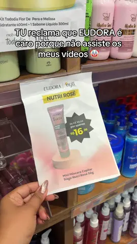 Tu reclama que Eudora é caro porque não assiste os meus vídeos 😒 