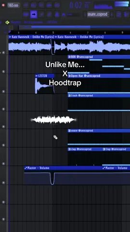 Unlike Meee - hoodtrap 💫#producertok #hoodtrap #remix #remixsong #hoodtrapremix 