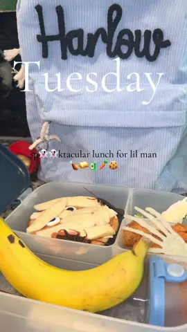 If things don’t get better ❤️‍🩹 I’ll be transferring him soon #boymom #boymomlife #schoollunch #kidslunch #halloween 🎃