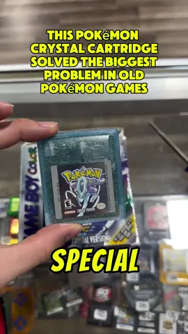 Protect your Pokémon Crystal save file with this upgrade #retrogaming #pokemon #videogames