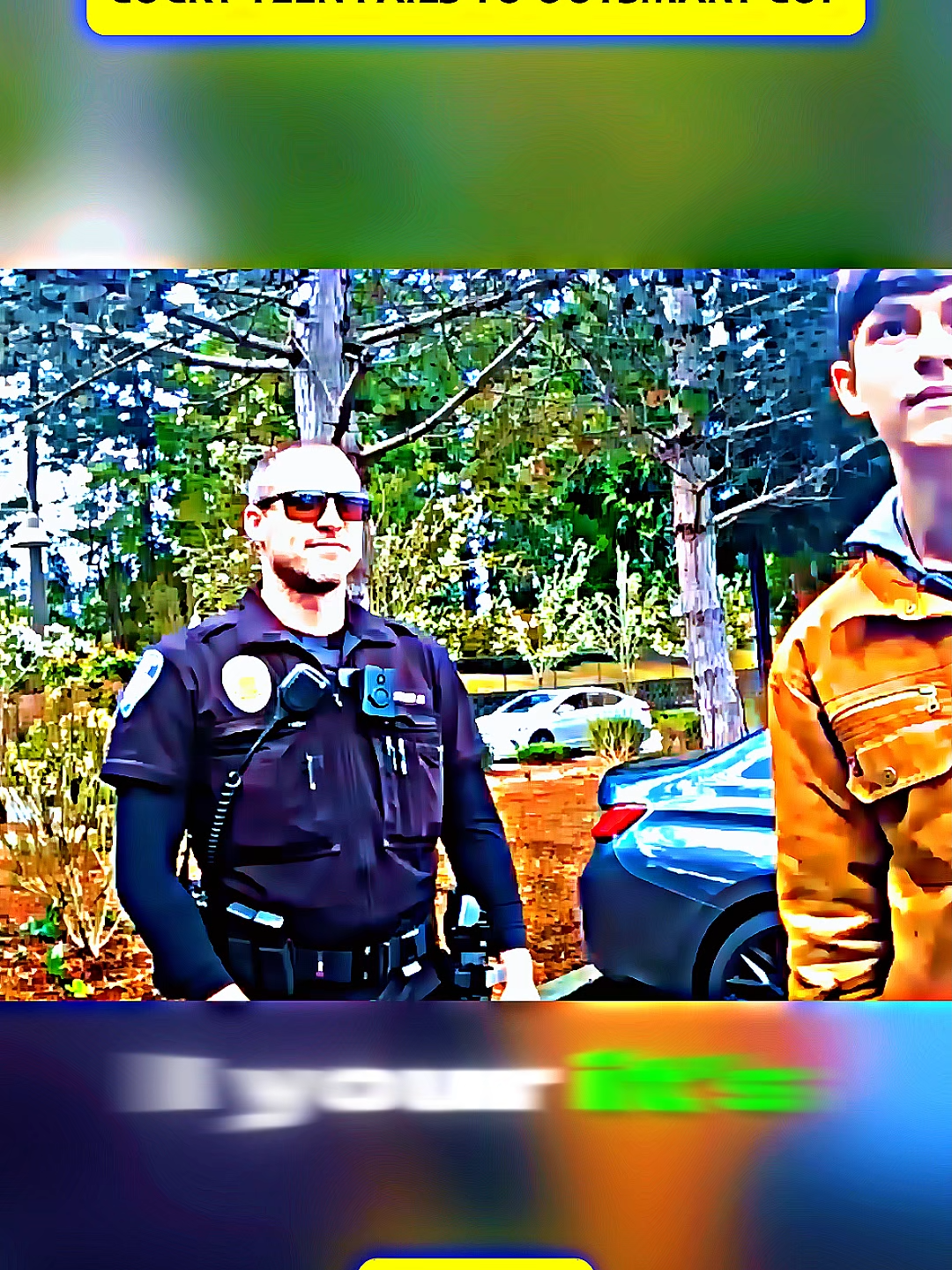 Cocky Teen Fails to Outsmart Cop #policeencounter #copwatch #lawenforcement #justice #fail #teen #crime #accountability #viral #police