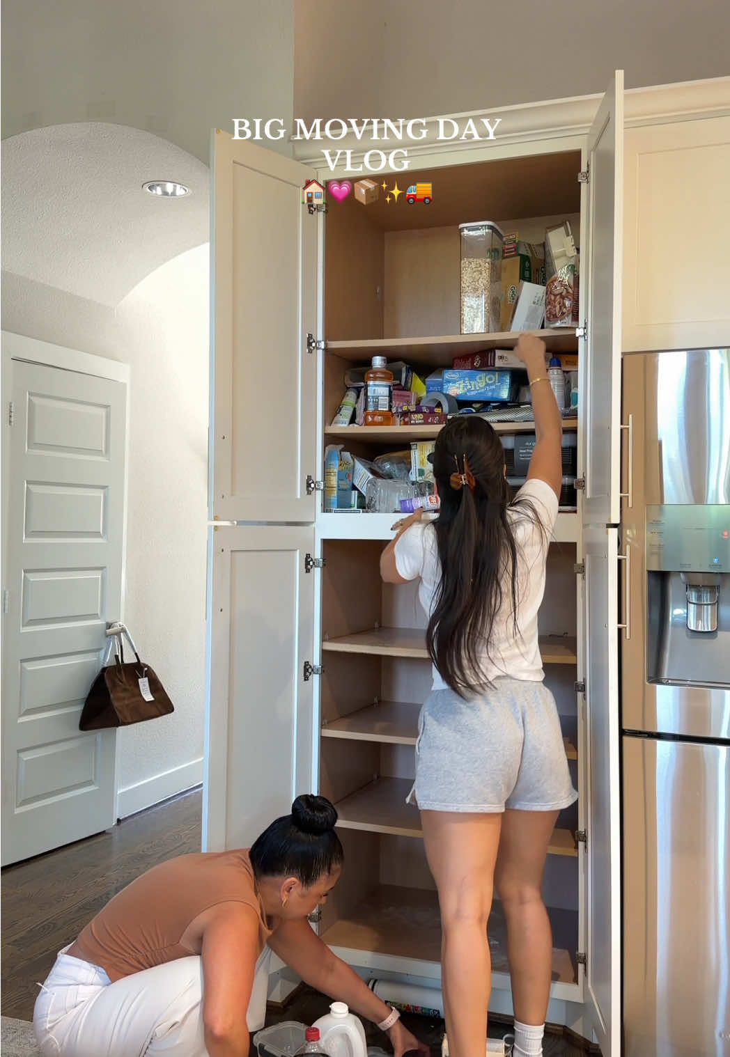 So excited to be in the new house!!😍 lots to be done still but we’re here!! #moving #newhome #homerenovation 