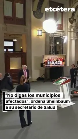 #NoDigas #Sheinbaum dice a secretario de salud 