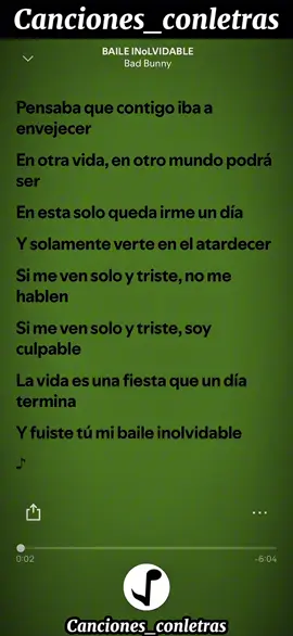 BAILE INoLVIDABLE - Bad Bunny                                                             #BAILEINoLVIDABLE #badbunny #baileinolvidablecancioncompleta #baileinolvidableletra #canciones_conletras 