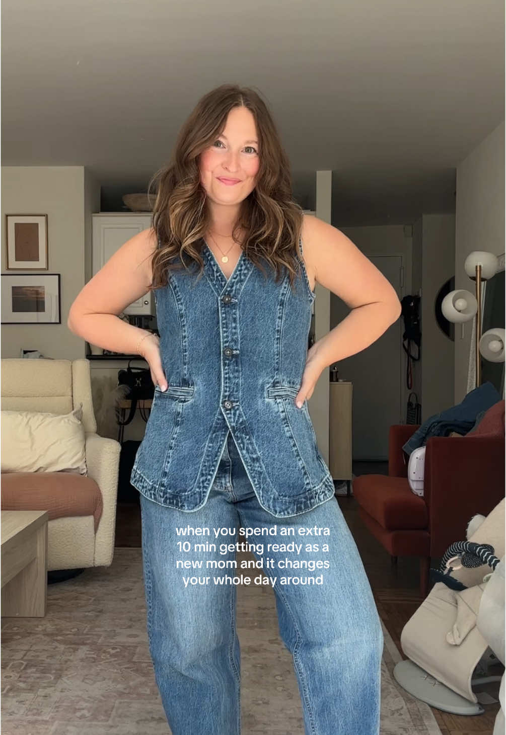 Crazy how an extra 10 minutes can truly change your whole day around #firsttimemom #momlife #newmom 