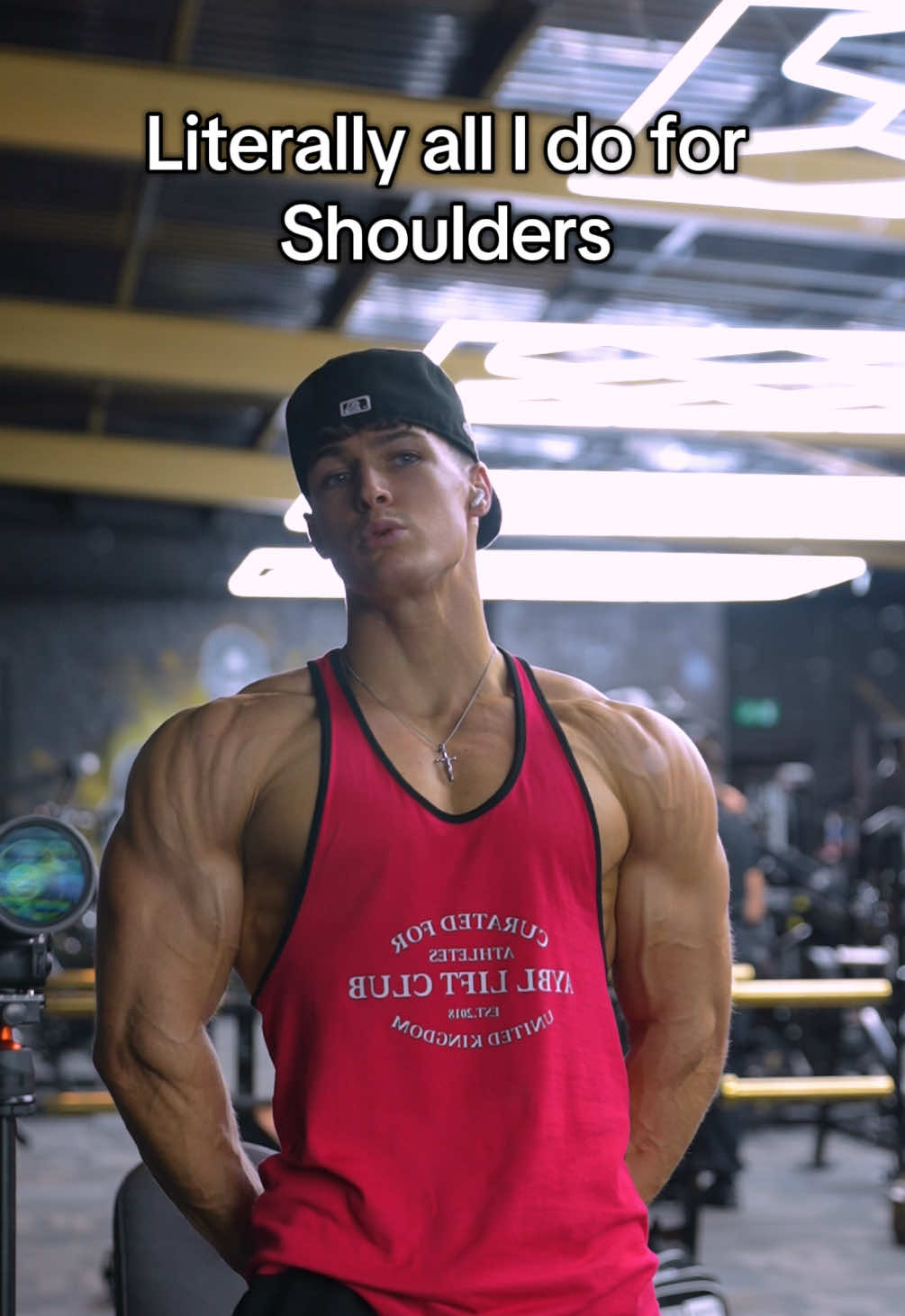 Literally all I do for shoulders. @AYBL code HARLEY. For those who remember me shitting on shoulder press, well I retract my statements. I still think that if your front delts are overdeveloped then theres no need for extra volume. I’ve been hitting them again recently as I don’t believe mine are overdeveloped anymore and simply want bigger shoulders✌🏽