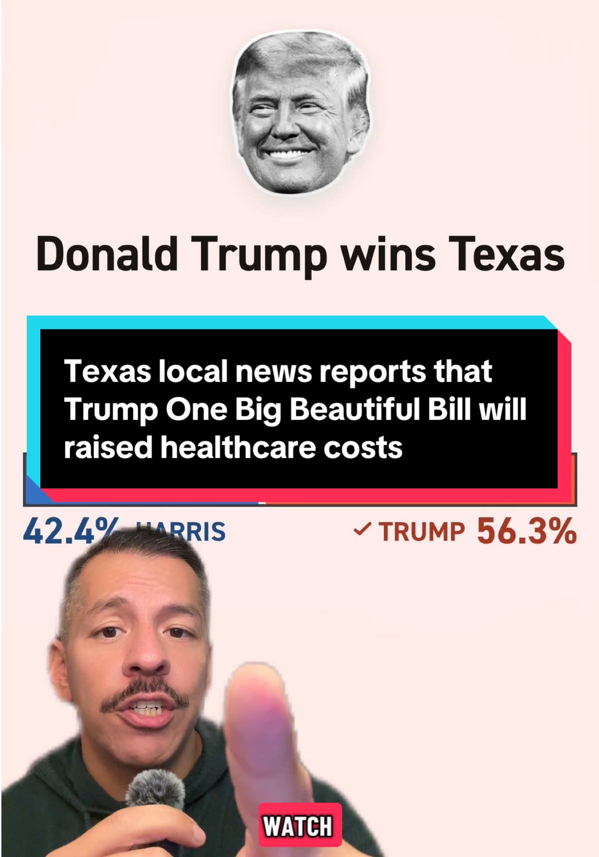 Local news show in Texas confirms that healthcare costs are going to up for because Trump’s One Big Beautiful Bill is letting Affordable Care Act subsidies expire #trump #aca #republicans 