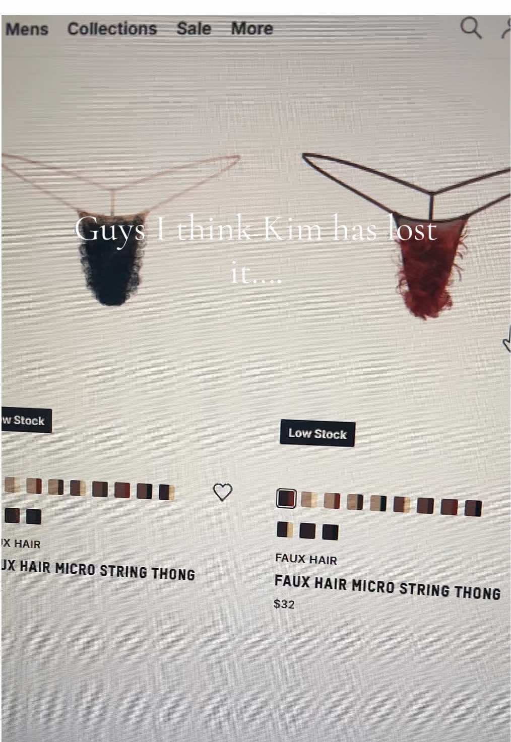 There are different textures too 😭😭 #skims #ultimatebush #skimsultimatebush #panties 