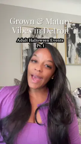 Pt. 1 of the grown & sexy Halloween vibes in Detroit 🎃🍷 Between the murder mystery dinners, cocktail parties, and R&B nights yeah… we outside. 👻 Drop a 🥂 if you’re coming with me to one of these! Where we pulling up first? #detroitevents #thingstodoindetroit #detroitvibes #detroittiktok #halloweenindetr 