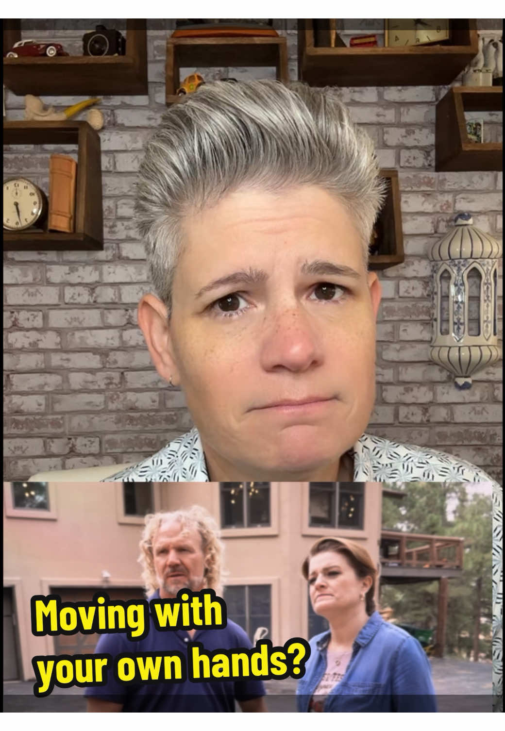 Kody and Robyn, moving themselves. Boohoo #sisterwives #sisterwivestlc #tiktokherovillaincontest #realitytv #robynbrown 