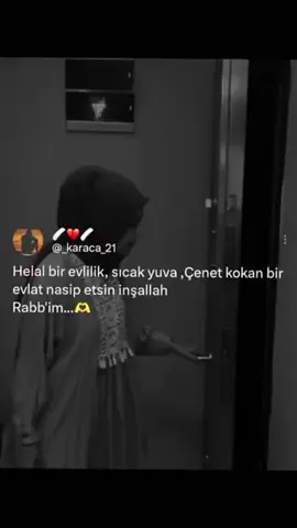 helal bir evlilik sıcak yuva. Cennet kokan bir evlat nasip etsin inşallah Rabbim 🤲 #beni_sevdin_mi #beni_sevdin_mi #foryou 