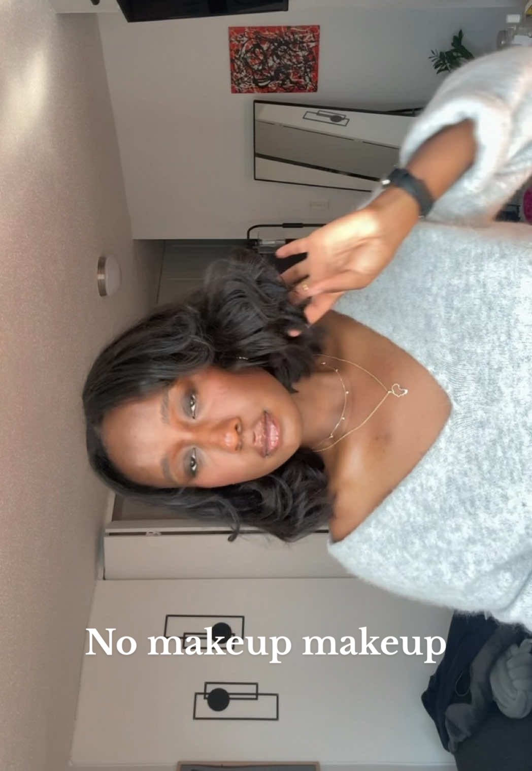 The makeup routine that gets me out the door the quickest! 🤍@Fenty Beauty @pradabeauty @Patrick Ta Beauty @Hourglass Cosmetics @maccosmetics #chic #makeuptutorial #nomakeupmakeup #beginnermakeup #blackgirltiktok   