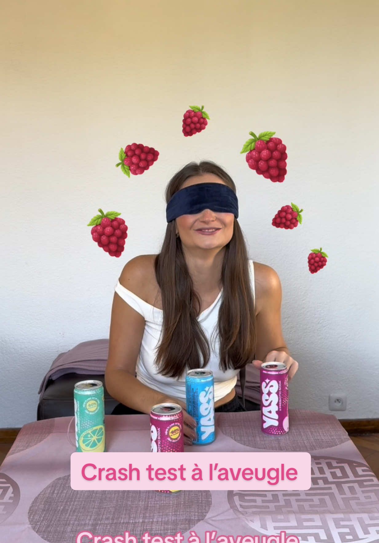 Je m’en suis bien sortie !! 😝 Celui aux fruits rouges c’est mon préf 😍 @Yass soda #prebioticsoda #sodayass #crashtest #drink #pourtoi 