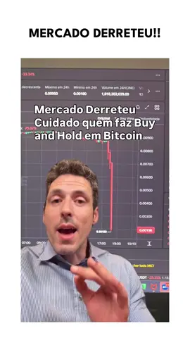 Cuidado, galera! O mercado tá em queda e quem faz buy and hold em Bitcoin pode se surpreender! 🤯 Confira os cortes do @tiohuli e fique por dentro das melhores estratégias! 🚀