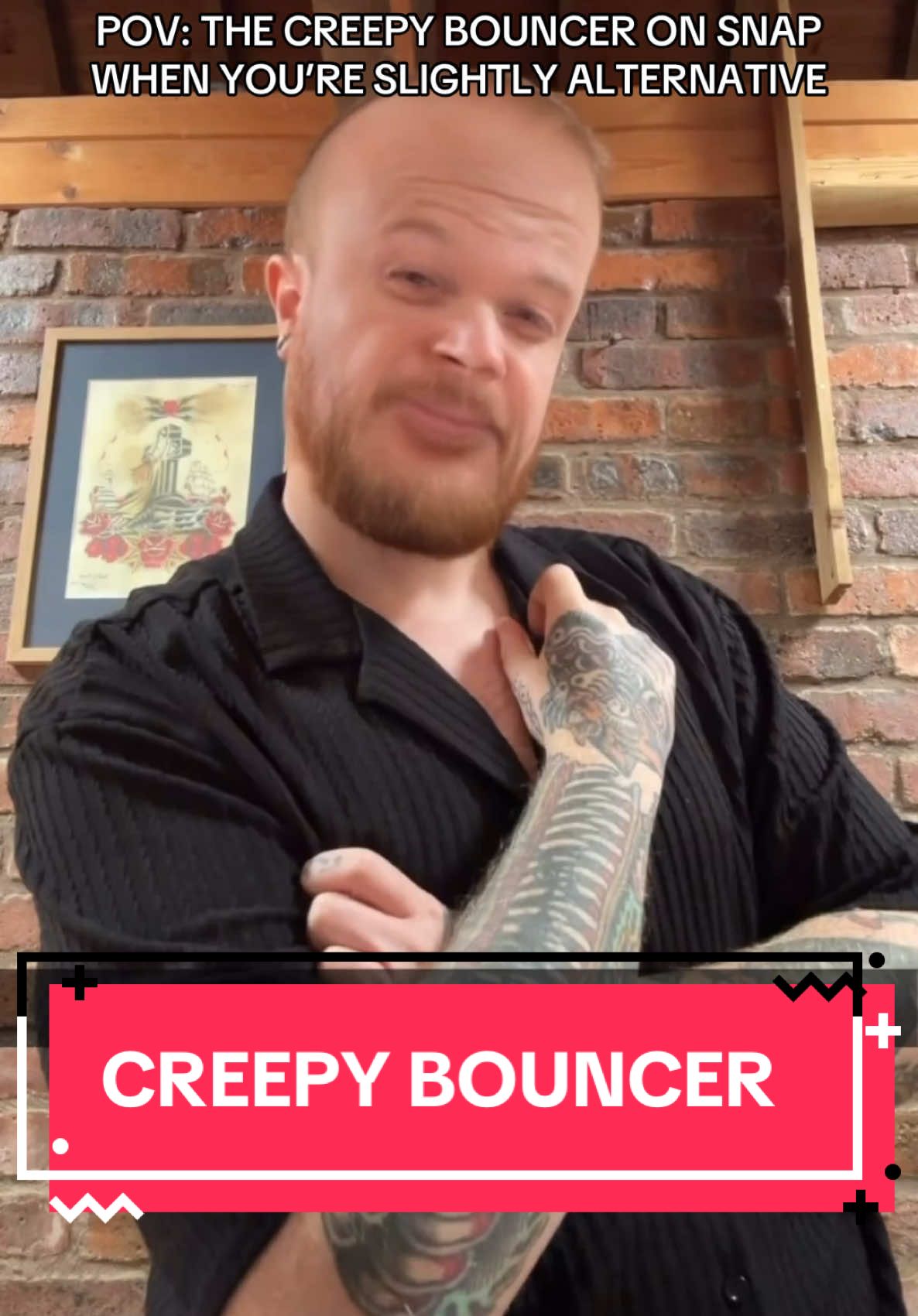 Voice of an angel 🤣 #creepy #nightsout #povs #gothgirls #alternative 