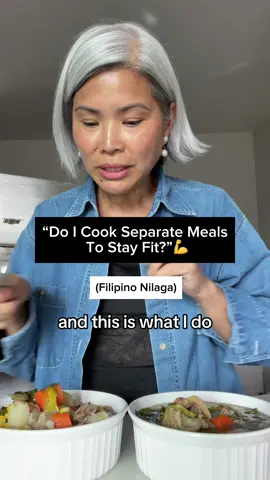 Same food. Same table. Keeps me fit, keeps my kids strong. 💚 #fastingcrutch #filipinobonebroth #flexiblemeals #mealsforthewholefamily #cookingforeveryone #healthyformeandmyfamily #filipinoamericanmoms #filipinoamericancooking  #HealthyEating #FilipinoNilaga #fitmom 