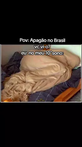 Apagão no Brasil!! se aconteceu eu não vi tava dormindo 😴#fyp #meme 