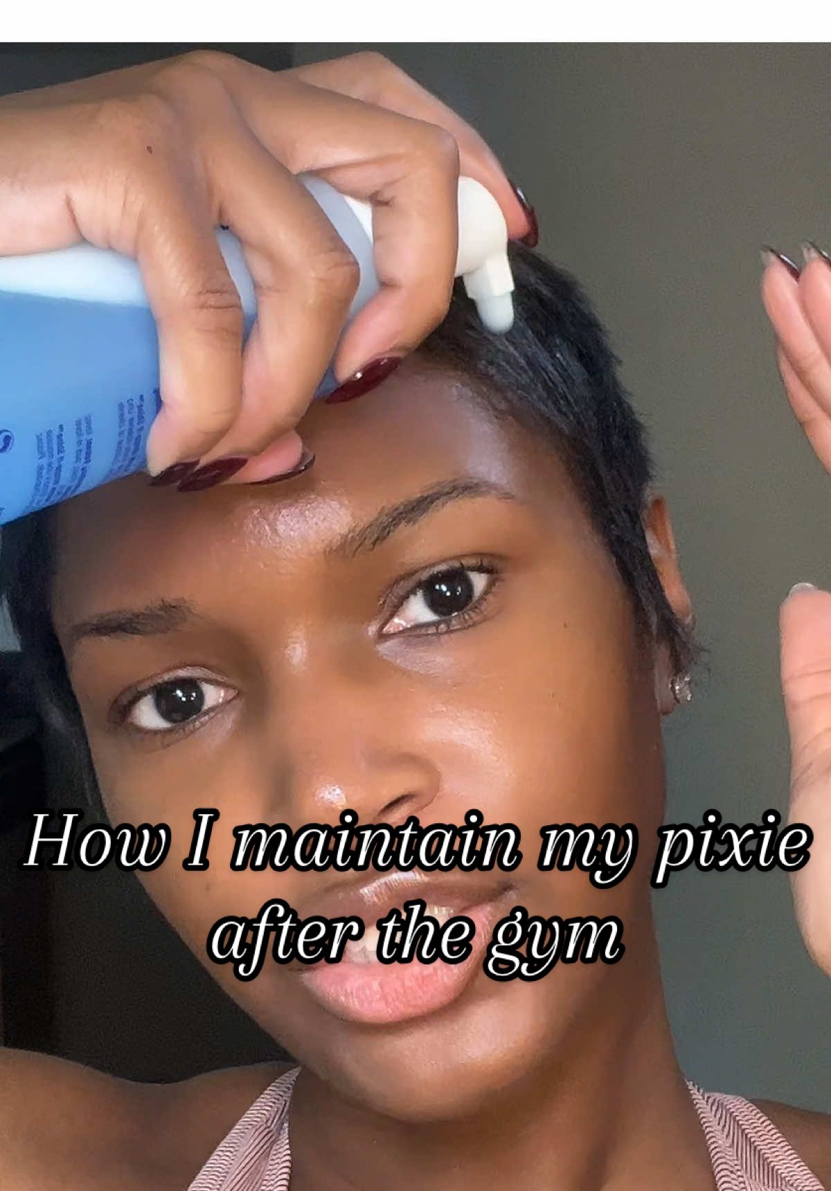 Most products linked in my Amazon storefront 🫶🏾 #pixiecut #gym #hairmaintenance 