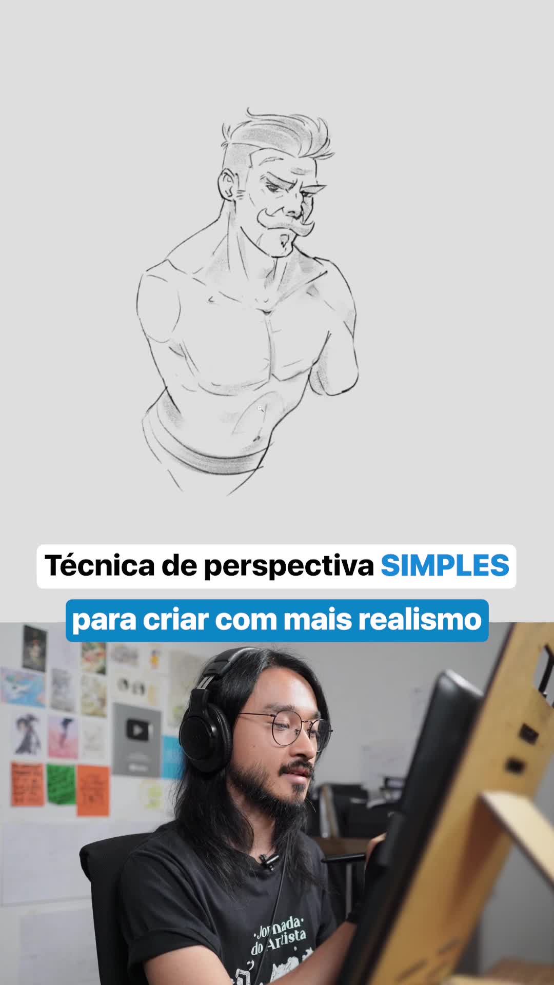 A técnica de Perspectiva que vai mudar seus desenhos! (e facilitar sua vida) Acertar a proporção de objetos em perspectiva é difícil pra você? Não mais: confira essa técnica do vídeo para conseguir, da maneira mais simples possível, adaptar os objetos que você desenha à perspectiva deles. E não esquece de salvar essa dica para usar nos seus próximos desenhos! 😉 #fundamentodaperspectiva #dicasdedesenho #perspectiva #jornadadoartista #jda #fy