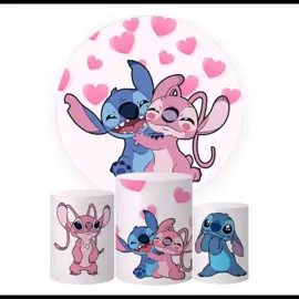 Um dos temas mais queridinhos do momento! Trio Capas Cilindro + Painel Veste Fácil Stitch  Por R$ 86,94 Link: https://s.shopee.com.br/2qLwumOv3p #decoracaofesta #kitpegueemonte #festapegueemonte  #festastitch  #stitch 