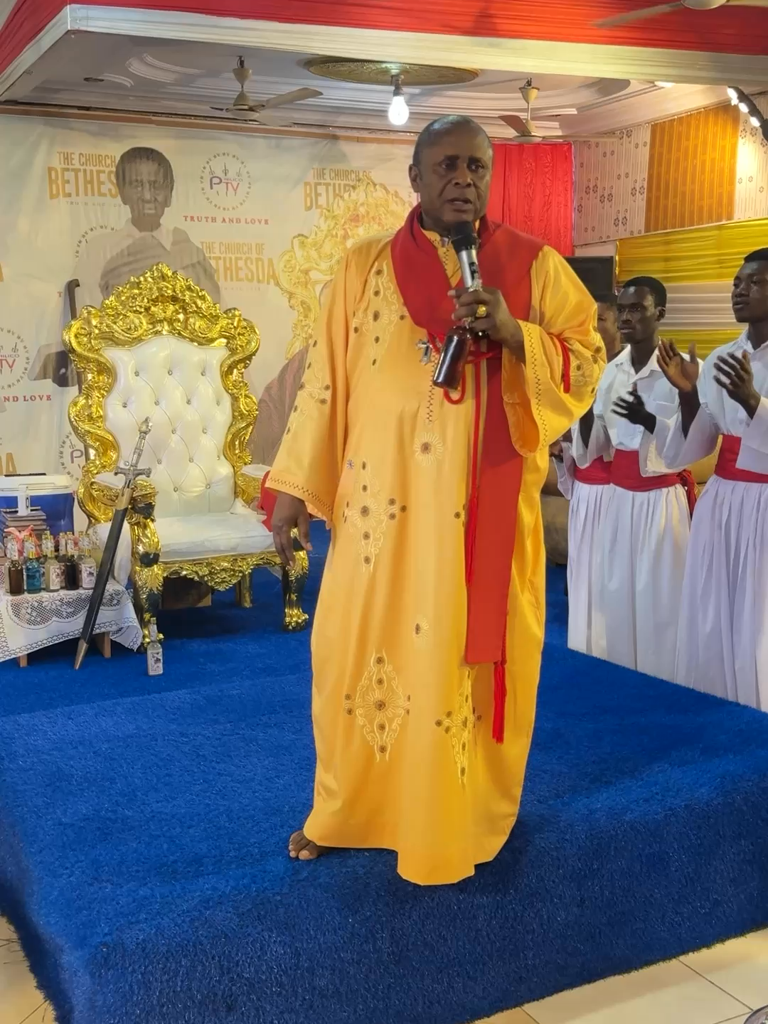 The Spirit of Elijah is at work at the Church of Bethesda through our Lord Jesus Christ!!! #deep #spiritualtiktok #spirituality #miraculous #openheavens #viral #prayer #angelic #prophet #tiktokviral #sunsum #jesus #elijah #fire #staff