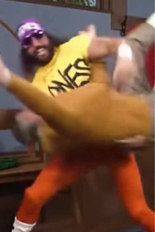 Mr Rogers meets a Professional Wrestler - #mrrogers #machoman #WWE #prowrestling #fyp 