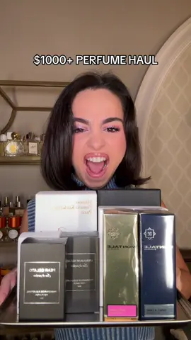 Huge perfume haul #perfumes #perfumetok #fragrances 