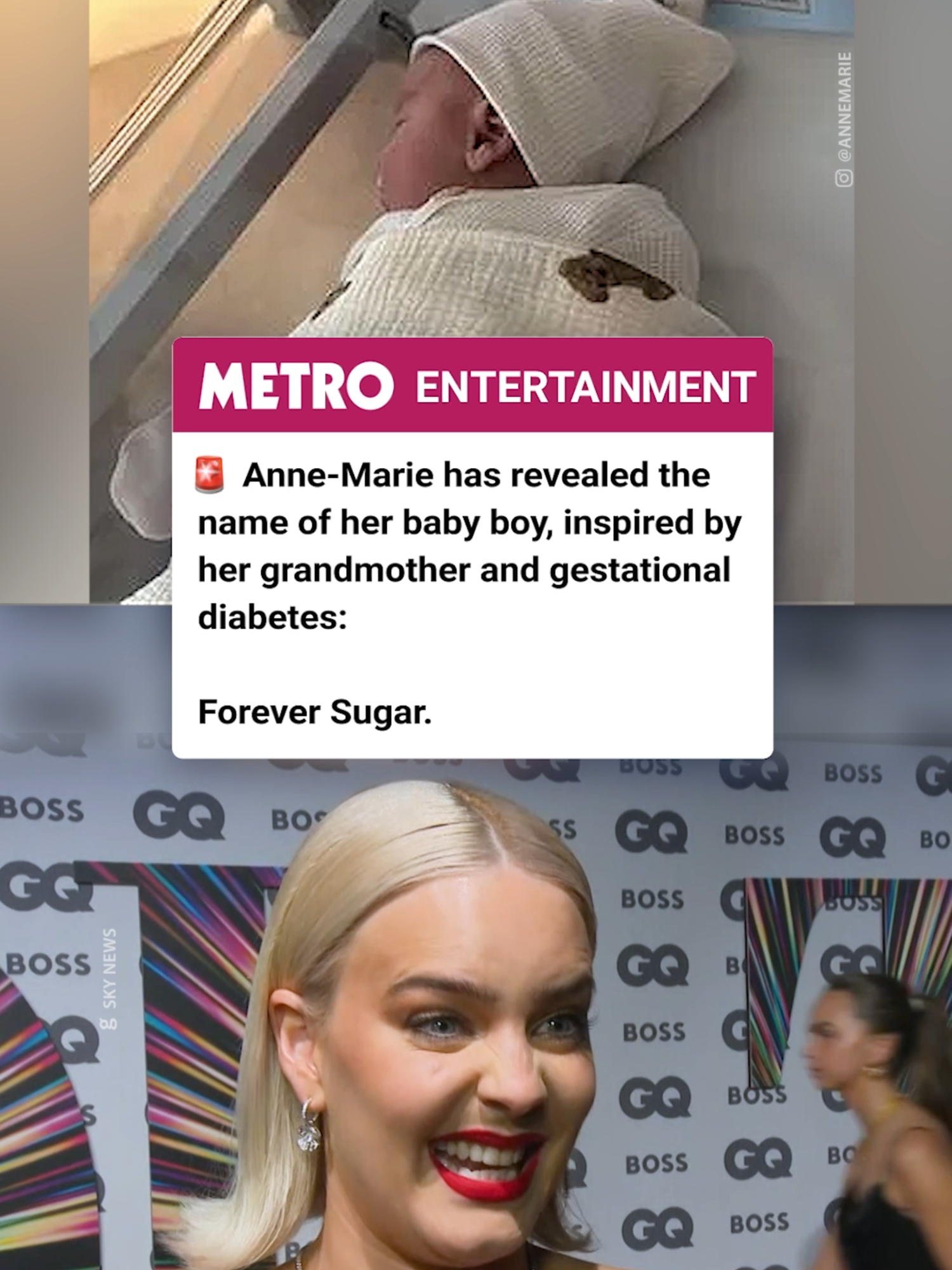 Anne-Marie and rapper Slowthai had their second child in May ✨ @annemarie has finally revealed the name of her baby boy. Speaking on This Morning, she says she and Slowthai went with the name 