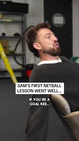 Can’t wait for lesson two…😭 #samthompson #stayingrelevant #podcast #netball #schoo 
