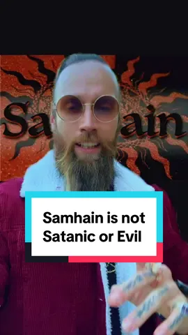 Let’s clear this up! Samhain isn’t satanic. 🌑🔥 It’s one of the oldest Celtic festivals, honoring the cycles of life, death, and rebirth. Share this to help rewrite the story… and follow for more ancient truths and modern spiritual wisdom this season. 🍂✨ #samhain #paganism #halloweenseason  