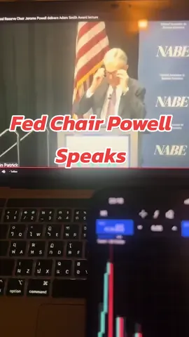 Fed Chair Powell Speaks #xauusd #forex #fyp 