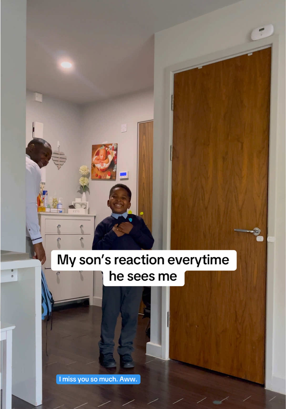 LeLe’s reaction when he sees me. #fyp #toddler #reaction #Love #cute 
