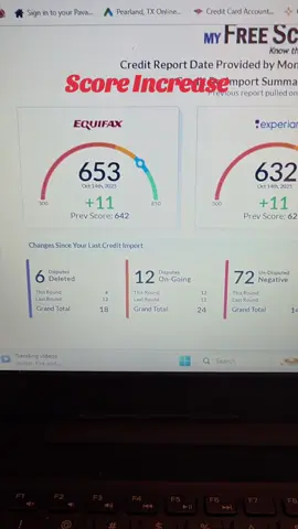 The Credit Repair Journey!! This client's score has definitely improved but there's still work that has to be done. The Journey To A Better Credit Score Is The Goal!! #creditrepair #creditscore #creditcards #scoreincrease #creditrepairservices 