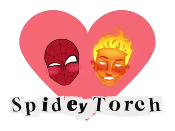 They’re infecting my mind #johnnystorm #spiderman #humantorch #spideytorch #peterparker 