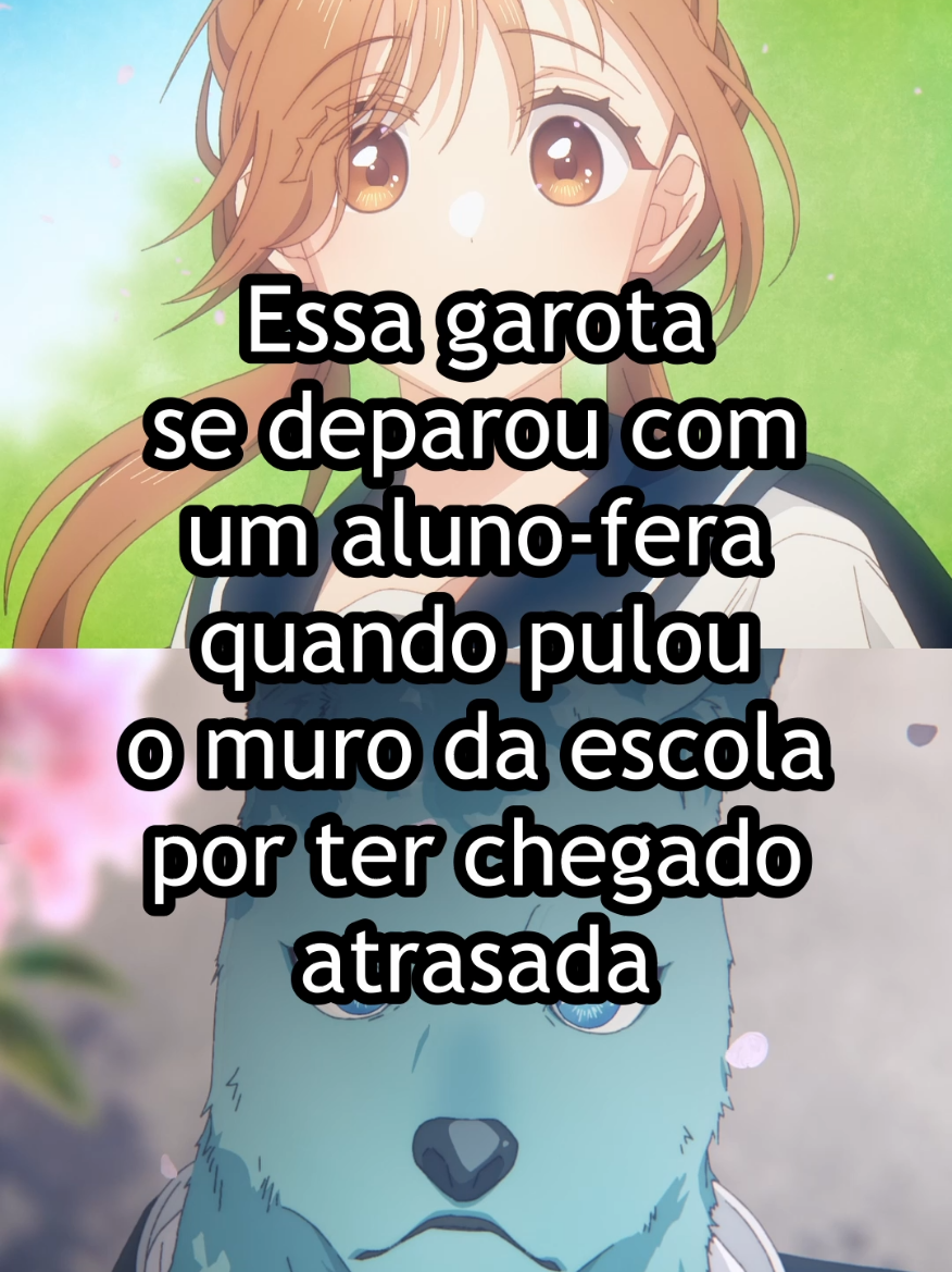 Essa garota se deparou com um aluno fera quando pulou o muro da escola por ter chegado atrasada #anime #otaku #kimitokoetekoininaru #withyouourlovewillmakeitthrough #kimitokoetekoi 