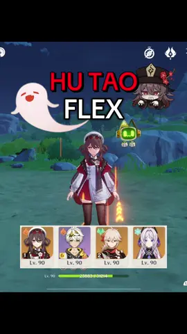 Hu Tao big damage ! #genshin #genshinimpact33 #genshinimpact34 #genshinimpact32 #bennett 