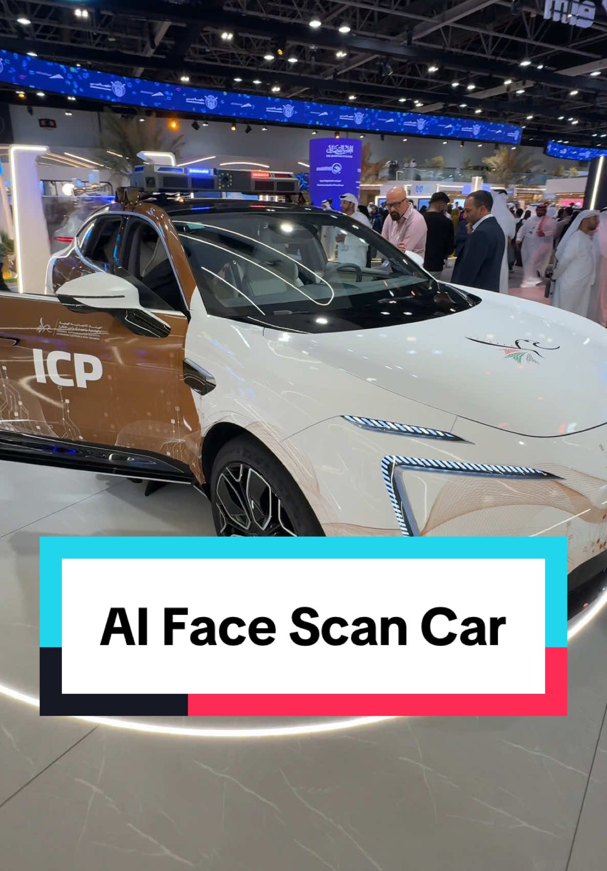 The UAE just unveiled a car that can detect visa violators using AI — it scans faces in real time and flags anyone who’s overstayed. #gitex2025 