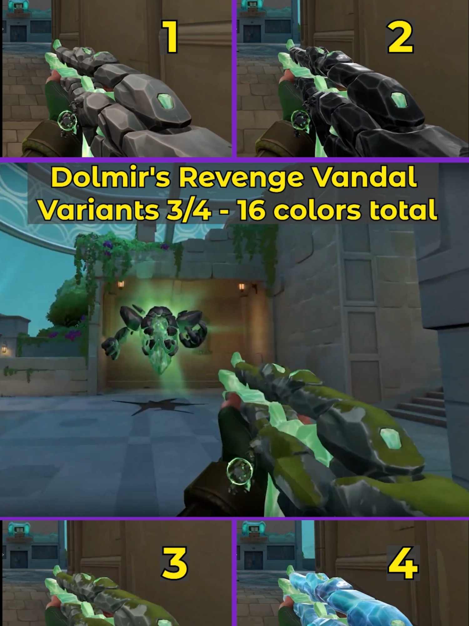 Biến thể màu rêu của Dolmir's Revenge Vandal - đi với xanh lá là chuẩn bài. @valorant.vietnam #VALORANTCreatorRush #VALORANTvn #dolmir #dolmirrevenge
