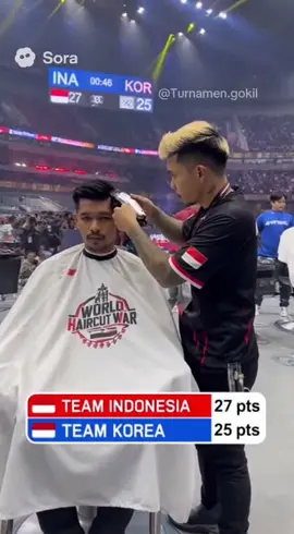 lomba potong rambut  #Olympics #competitive #timnas #indonesia #tranding