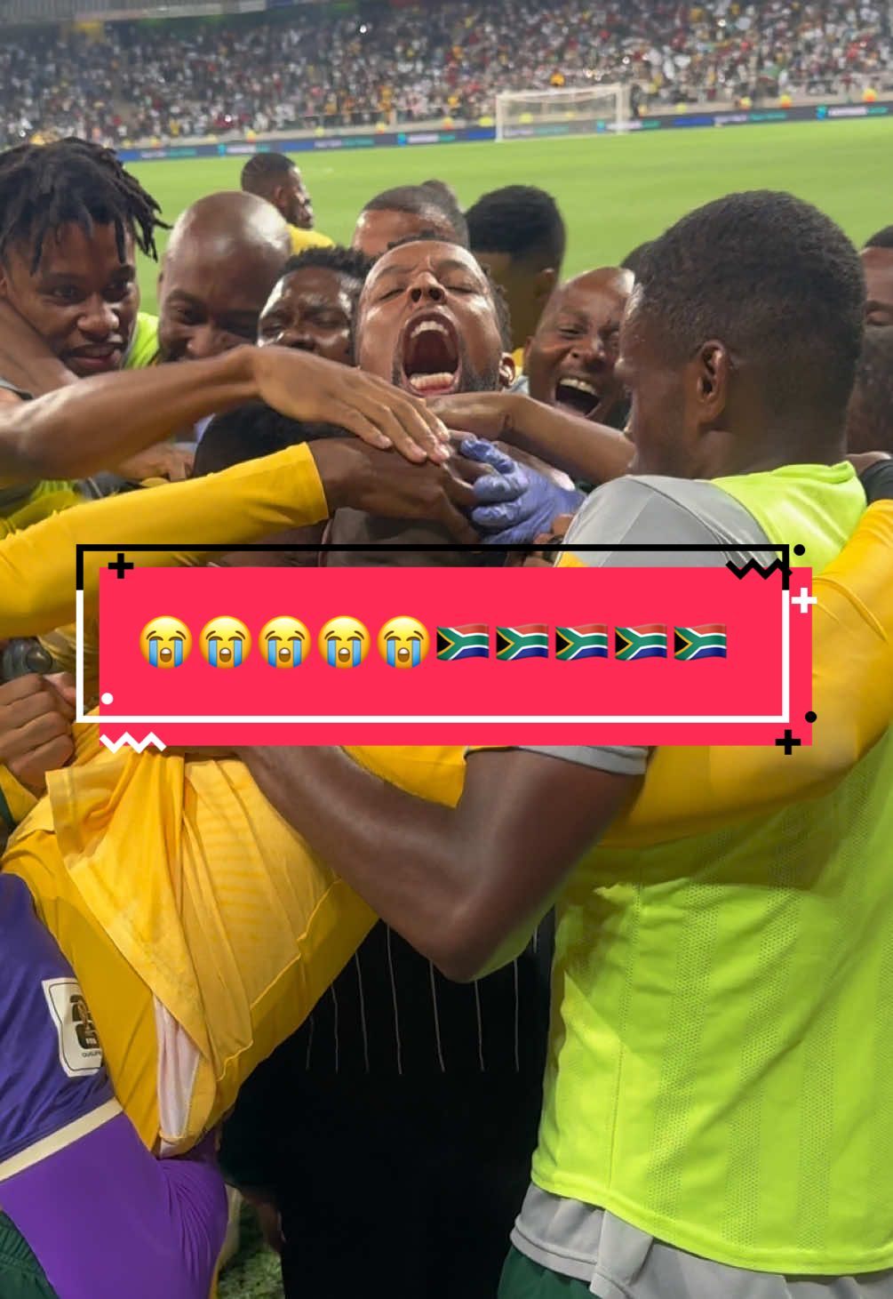 WE ARE GOOOOING TO THE WORLD CUP!!!!!!! 🇿🇦😭 #WCQ #BafanaBafana #SportsOnTikTok 