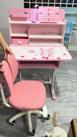 ឈុតសម្រាប់ព្រះនាងតូចរៀននៅផ្ទះ💗#lylysweethouse #☎️0966441583 #desk #chair #fyp 