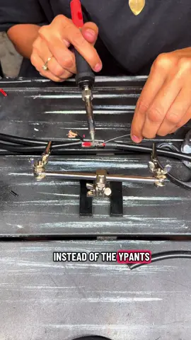 👩🏼‍🔧CUSTOM LENGTH RCA Y SPLITTER AUDIO CABLE Using our Tin Lead Rosin Soldering Tool #part10 #fyp #audio #rca #tiktokshop 