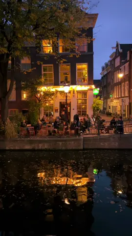 Fall evenings in Amsterdam ❤️  #amsterdam #autumn #netherlands 