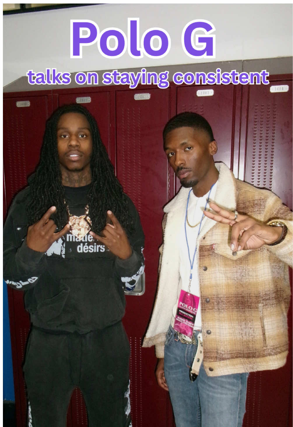 #PoloG at the #PoloGTalentShowcase I asked Polo G: 