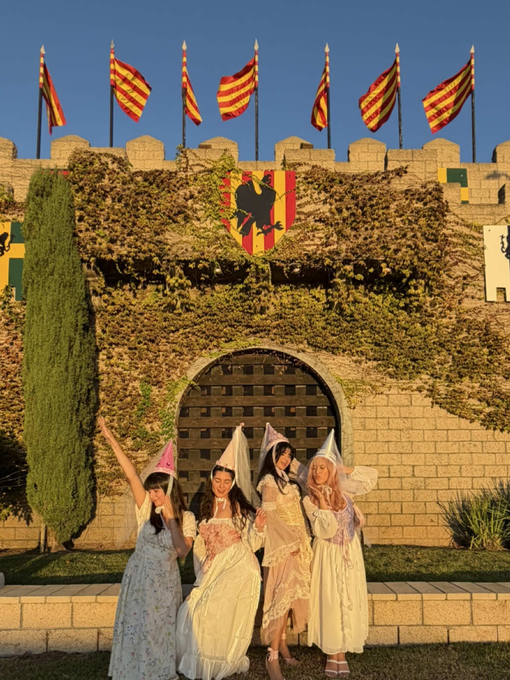 Replying to @Ali Coll corsets were ON! 🏰 #medievaltimes #princesshat #renfaireoutfit #renaissanceprincess #medievalprincess @Ali Coll @Rinell De Leon  ᖭི༏ᖫྀ @spicyhabibti | LAILA 