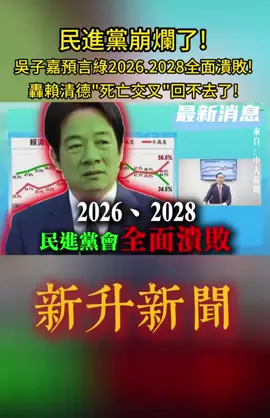 #吳子嘉 #賴清德 #民進黨 #選舉 